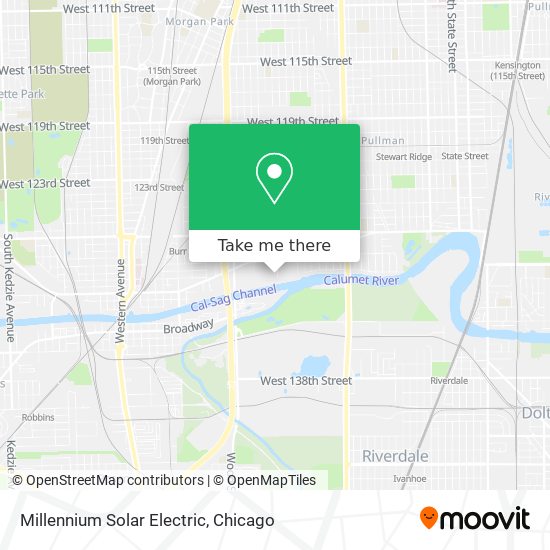 Millennium Solar Electric map