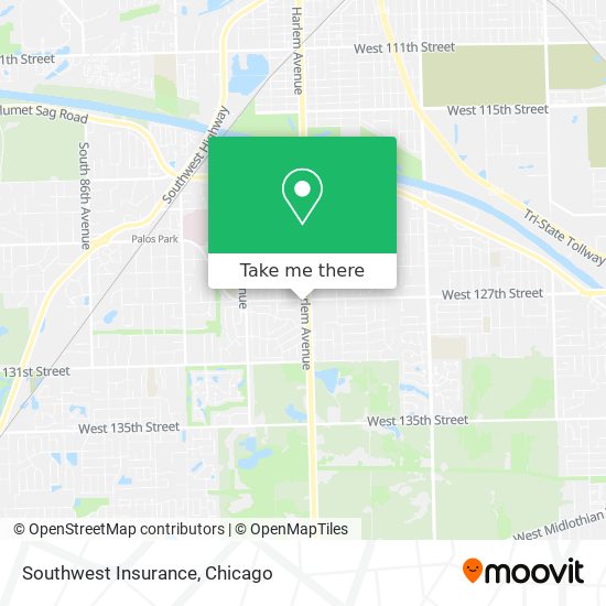 Southwest Insurance map