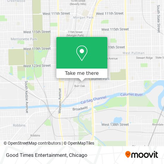 Good Times Entertainment map