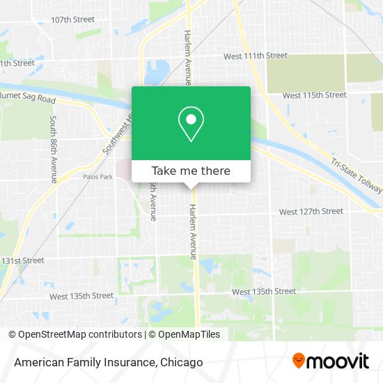 American Family Insurance map