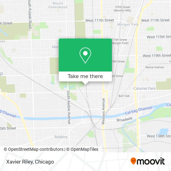 Mapa de Xavier Riley