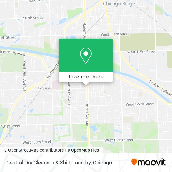 Central Dry Cleaners & Shirt Laundry map