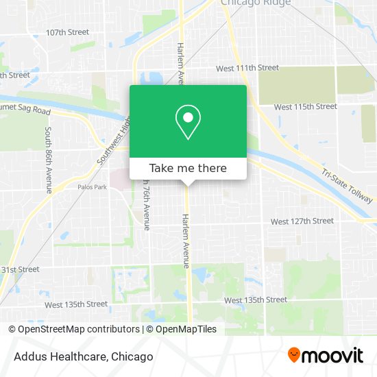 Addus Healthcare map