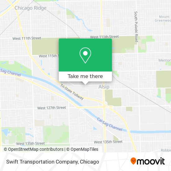 Swift Transportation Company map