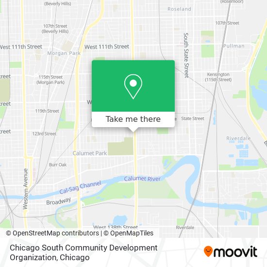 Chicago South Community Development Organization map