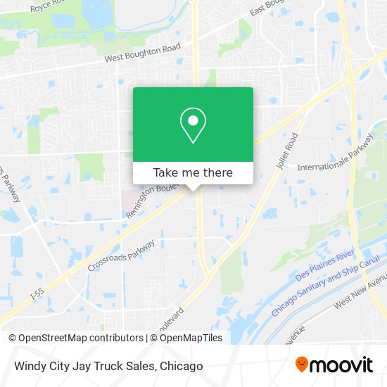 Windy City Jay Truck Sales map