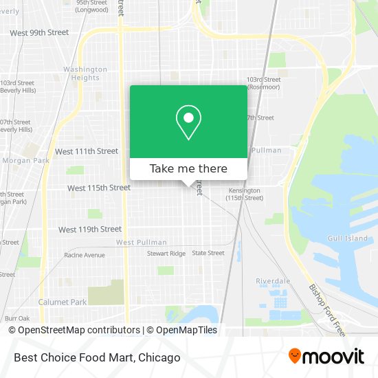 Mapa de Best Choice Food Mart