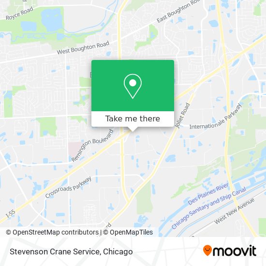 Mapa de Stevenson Crane Service