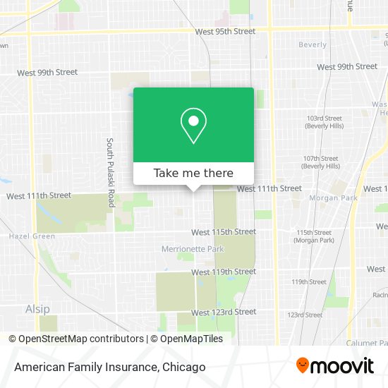 American Family Insurance map