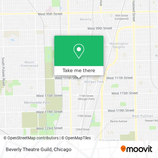 Beverly Theatre Guild map