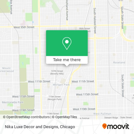 Nika Luxe Decor and Designs map