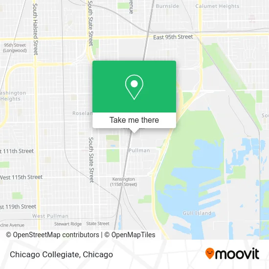 Chicago Collegiate map