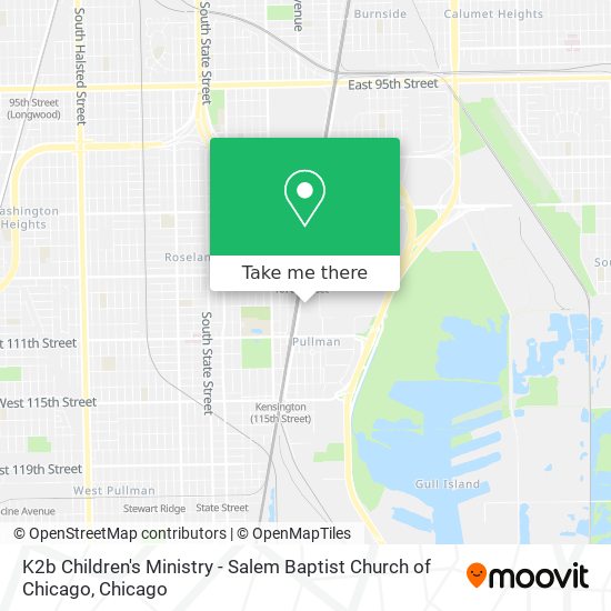 Mapa de K2b Children's Ministry - Salem Baptist Church of Chicago