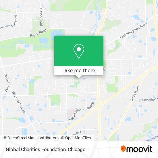 Mapa de Global Charities Foundation