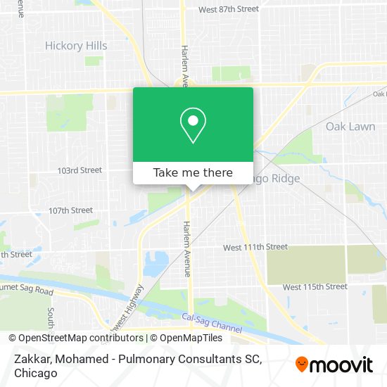 Mapa de Zakkar, Mohamed - Pulmonary Consultants SC