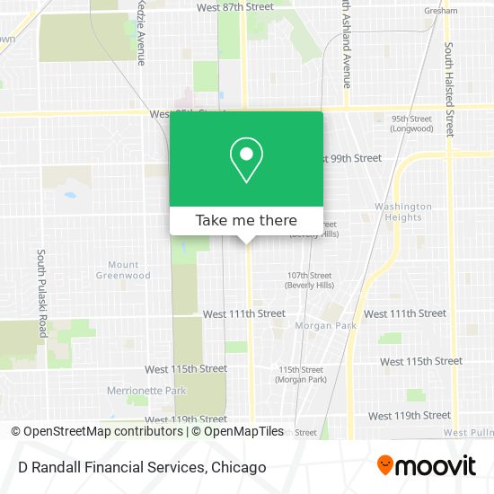 D Randall Financial Services map