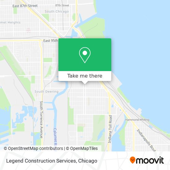 Mapa de Legend Construction Services