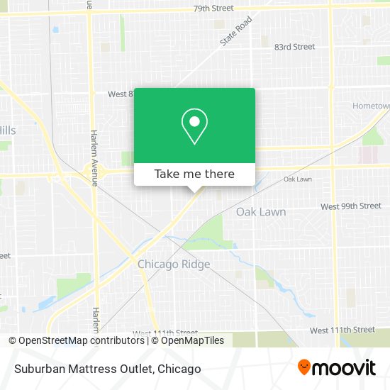 Suburban Mattress Outlet map