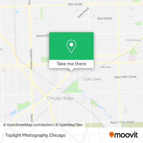 Toplight Photography map