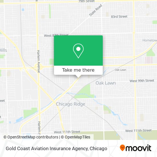 Mapa de Gold Coast Aviation Insurance Agency