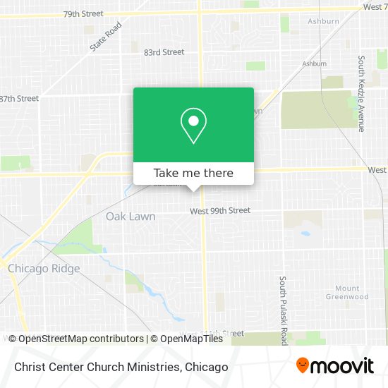 Mapa de Christ Center Church Ministries