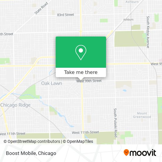 Boost Mobile map