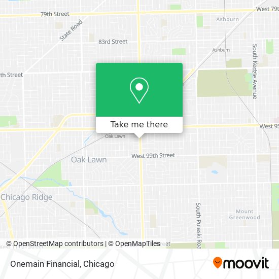 Onemain Financial map