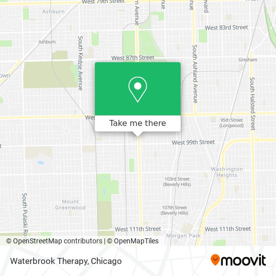 Waterbrook Therapy map