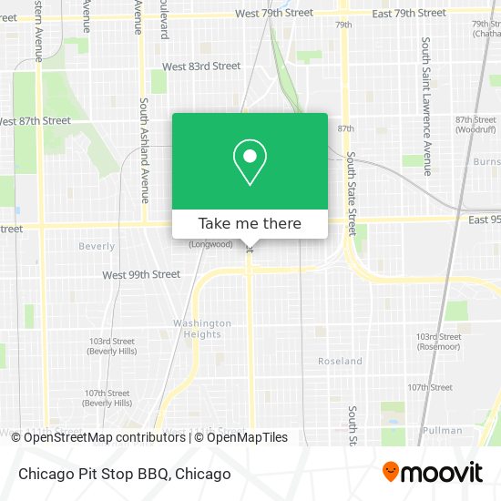 Mapa de Chicago Pit Stop BBQ