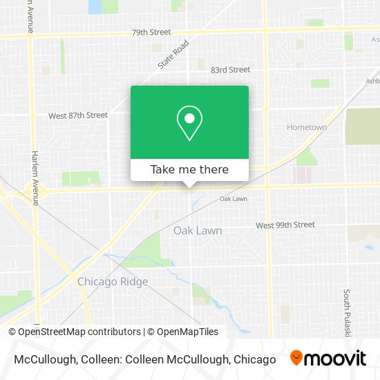 Mapa de McCullough, Colleen: Colleen McCullough