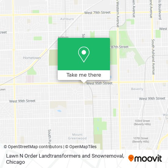 Lawn N Order Landtransformers and Snowremoval map