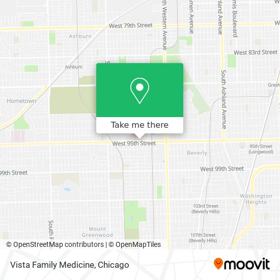 Mapa de Vista Family Medicine