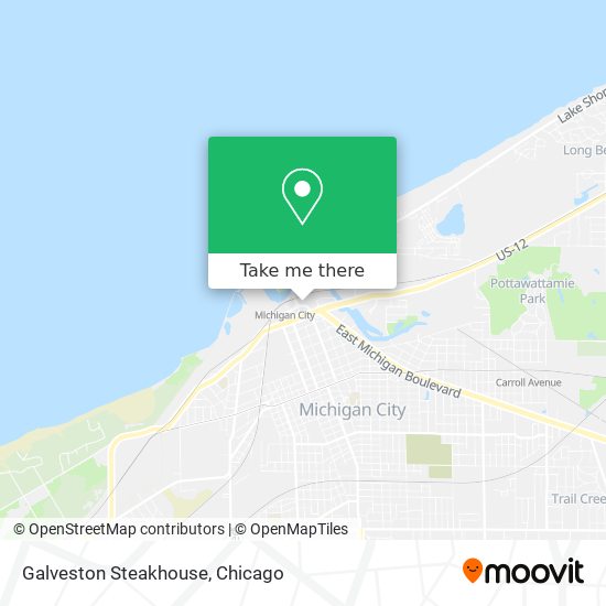 Galveston Steakhouse map