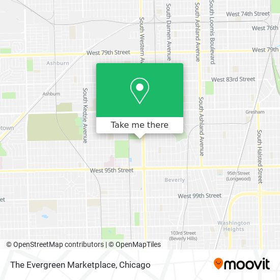 Mapa de The Evergreen Marketplace