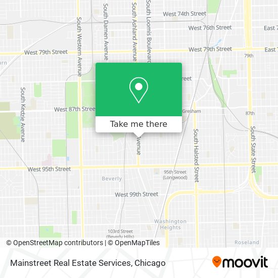 Mainstreet Real Estate Services map