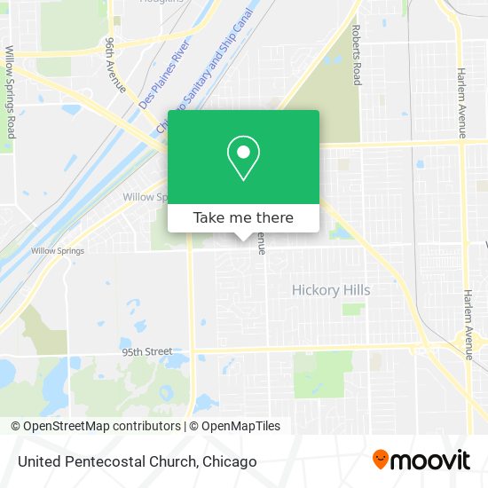 United Pentecostal Church map