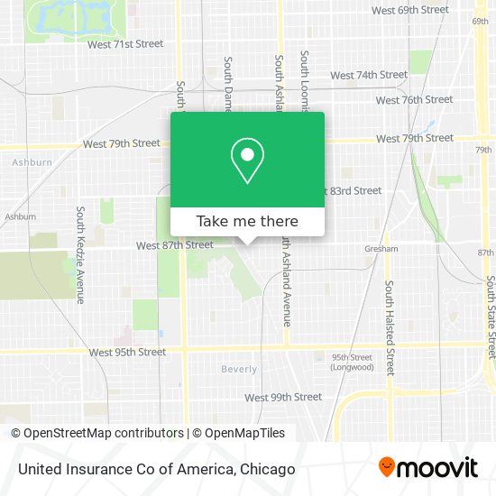 United Insurance Co of America map