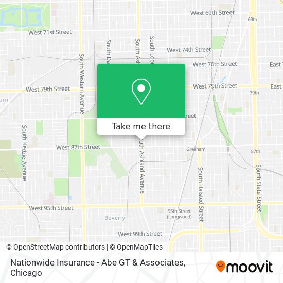 Mapa de Nationwide Insurance - Abe GT & Associates