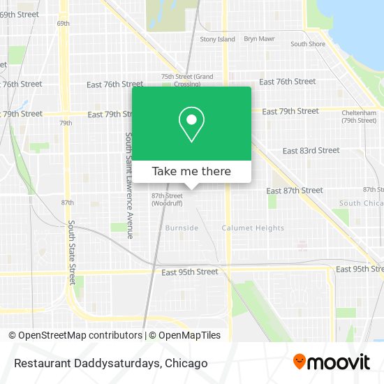 Mapa de Restaurant Daddysaturdays