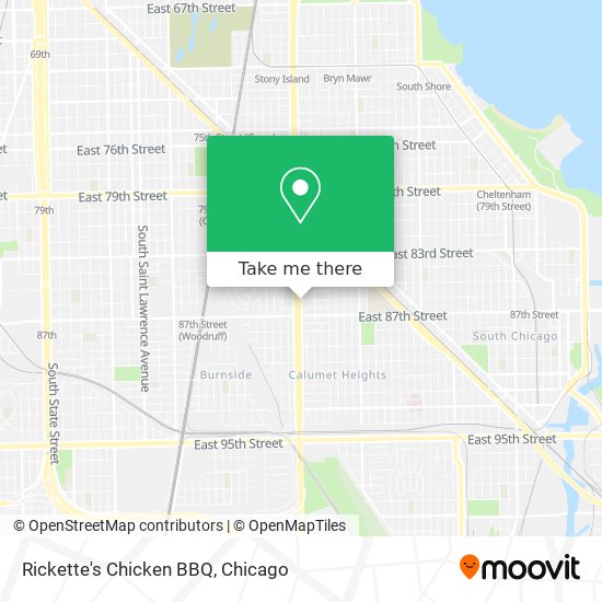 Rickette's Chicken BBQ map