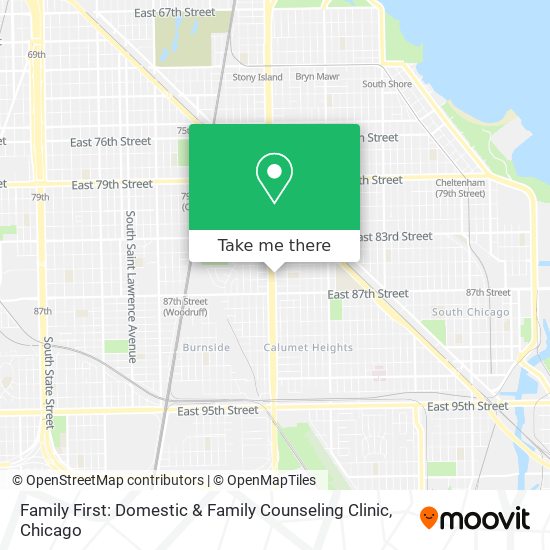 Mapa de Family First: Domestic & Family Counseling Clinic