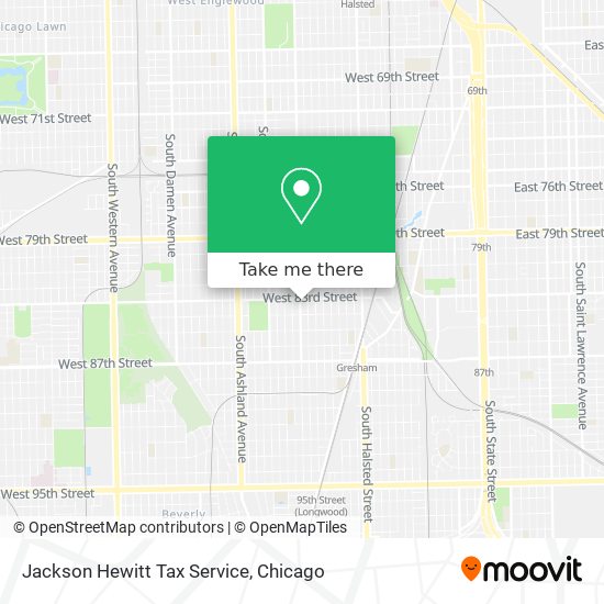 Jackson Hewitt Tax Service map