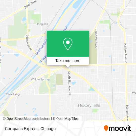 Compass Express map