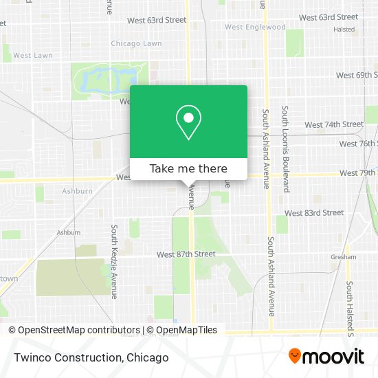 Twinco Construction map