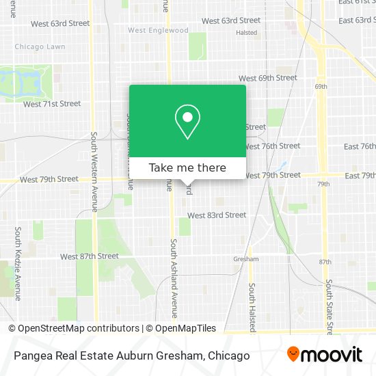 Pangea Real Estate Auburn Gresham map