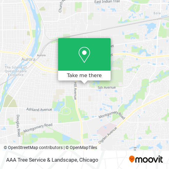 AAA Tree Service & Landscape map