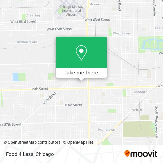 Food 4 Less map