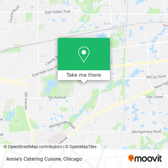 Annie's Catering Cuisine map