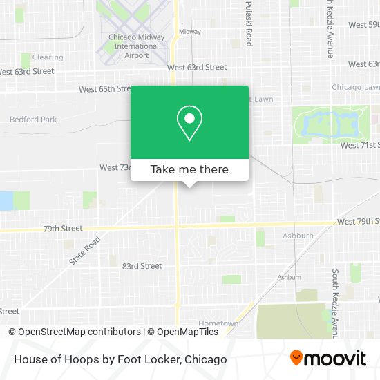 House of Hoops by Foot Locker map