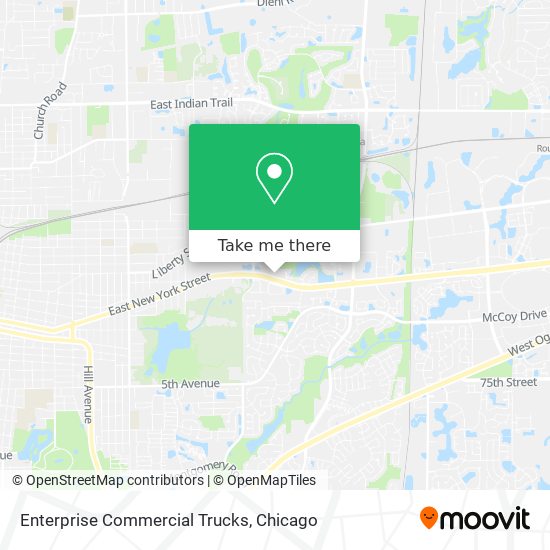 Enterprise Commercial Trucks map